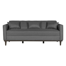 Load image into Gallery viewer, AIDEN SOFA W/3 THROW PILLOWS-SILVER GRAY
