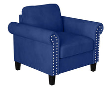 Load image into Gallery viewer, ALANI ACCENT CHAIR-DEEP BLUE
