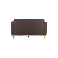 Load image into Gallery viewer, AIDEN LOVESEAT W/2 THROW PILLOWS-CHOCOLATE

