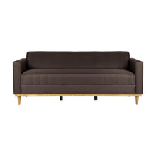 Load image into Gallery viewer, AIDEN SOFA W/3 THROW PILLOWS-CHOCOLATE
