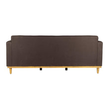 Load image into Gallery viewer, AIDEN SOFA W/3 THROW PILLOWS-CHOCOLATE
