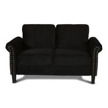 Load image into Gallery viewer, ALANI LOVESEAT-BLACK
