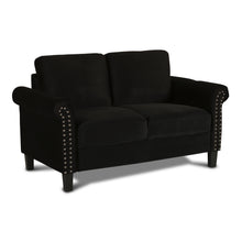 Load image into Gallery viewer, ALANI LOVESEAT-BLACK
