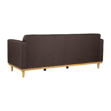 Load image into Gallery viewer, AIDEN SOFA W/3 THROW PILLOWS-CHOCOLATE
