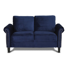 Load image into Gallery viewer, ALANI LOVESEAT-DEEP BLUE
