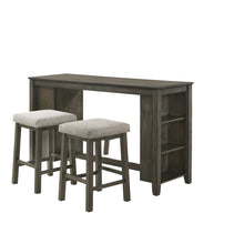 Load image into Gallery viewer, CHURON GATHERING BAR TABLE &amp; 2 STOOLS (3 PC SET)
