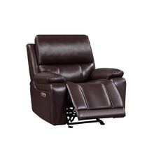 Load image into Gallery viewer, CICERO GLIDER RECLINER W/ PWR FR &amp; HR-BROWN
