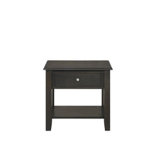 Load image into Gallery viewer, EVANDER END TABLE WITH DRAWER-ESPRESSO
