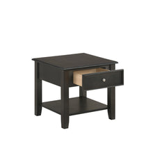 Load image into Gallery viewer, EVANDER END TABLE WITH DRAWER-ESPRESSO
