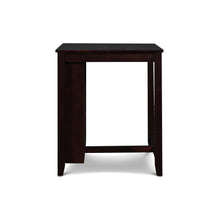 Load image into Gallery viewer, GIA 30&quot; COUNTER TABLE W/2 CHAIRS &amp; STG SHELF-EBONY
