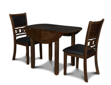 Load image into Gallery viewer, GIA 42&quot; DINING DROP LEAF TABLE W/2 CHAIRS-BROWN
