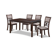 Load image into Gallery viewer, GIA 60&quot; DINING TABLE+CHAIRS (5 PCS/CTN) -CHERRY
