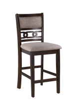 Load image into Gallery viewer, GIA 5PC 42&quot; SQUARE COUNTER TABLE &amp; 4 CHAIRS-CHERRY
