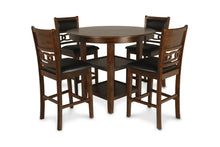 Load image into Gallery viewer, GIA ROUND COUNTER DINING 5 PC SET-BROWN
