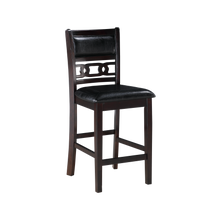 Load image into Gallery viewer, GIA 5PC 42&quot; SQUARE COUNTER TABLE &amp; 4 CHAIRS-EBONY
