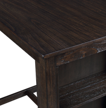 Load image into Gallery viewer, HESTON 36&quot; STORAGE COUNTER TABLE SET W/2 CHAIRS-CHERRY
