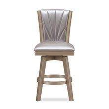 Load image into Gallery viewer, JAZZ 24&quot; SWIVEL COUNTER STOOL-PEARL/GOLD
