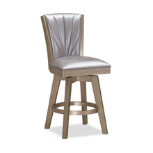 Load image into Gallery viewer, JAZZ 24&quot; SWIVEL COUNTER STOOL-PEARL/GOLD
