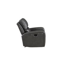 Load image into Gallery viewer, LINTON LEATHER GLIDER RECLINER W/ PWR FR-GRAY
