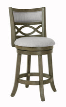Load image into Gallery viewer, MANCHESTER 24&quot; COUNTER STOOL-ANT GRAY W/FABRIC SEAT
