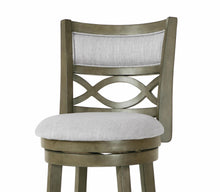 Load image into Gallery viewer, MANCHESTER 29&quot; BAR STOOL-ANT GRAY W/FABRIC SEAT
