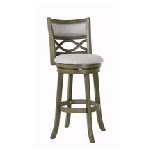 Load image into Gallery viewer, MANCHESTER 29&quot; BAR STOOL-ANT GRAY W/FABRIC SEAT
