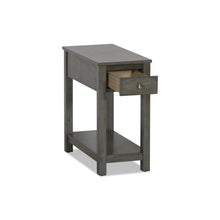 Load image into Gallery viewer, NOAH END TABLE WITH DRAWER-GRAY
