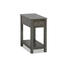 Load image into Gallery viewer, NOAH END TABLE WITH DRAWER-GRAY
