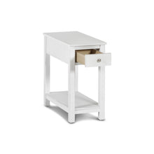 Load image into Gallery viewer, NOAH END TABLE WITH DRAWER-WHITE
