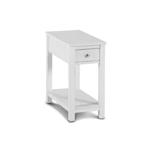 Load image into Gallery viewer, NOAH END TABLE WITH DRAWER-WHITE
