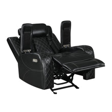 Load image into Gallery viewer, ORION GLIDER RECLINER W/ PWR FR &amp; HR-BLACK
