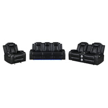 Load image into Gallery viewer, ORION GLIDER RECLINER W/ PWR FR &amp; HR-BLACK
