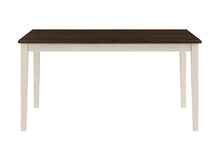 Load image into Gallery viewer, HUDSON 60&quot; RECTANGLE DINING TABLE &amp; 4 CHAIR S-BROWN/CREME
