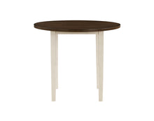 Load image into Gallery viewer, HUDSON 42&quot; ROUND COUNTER TABLE &amp; 4 CHAIR SET-BROWN/CREME
