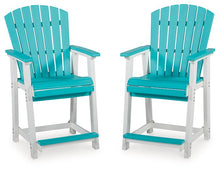 Load image into Gallery viewer, Eisely Outdoor Counter Height Bar Stool (Set of 2)
