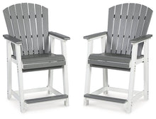 Load image into Gallery viewer, Transville Outdoor Counter Height Bar Stool (Set of 2) image
