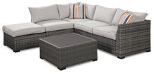 Load image into Gallery viewer, Cherry Point 4-piece Outdoor Sectional Set image
