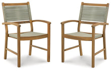 Load image into Gallery viewer, Janiyah Outdoor Dining Arm Chair (Set of 2)

