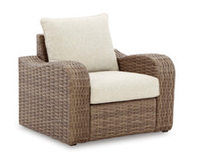 Load image into Gallery viewer, Sandy Bloom Lounge Chair with Cushion
