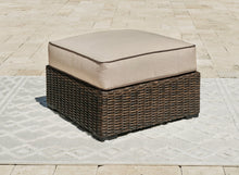 Load image into Gallery viewer, Coastline Bay Outdoor Ottoman with Cushion

