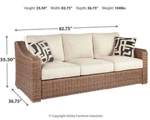 Load image into Gallery viewer, Beachcroft Outdoor Sofa with Cushion
