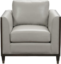 Load image into Gallery viewer, Pulaski Addison Leather Chair in Light Grey image

