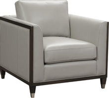 Load image into Gallery viewer, Pulaski Addison Leather Chair in Light Grey
