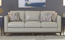 Load image into Gallery viewer, Pulaski Addison Leather Sofa in Light Grey
