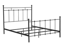 Load image into Gallery viewer, Pulaski All-in-One Black &quot;Shaker&quot; Metal Queen Bed
