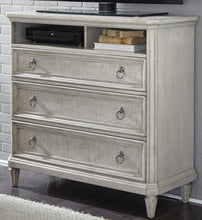 Load image into Gallery viewer, Pulaski Campbell Street 3 Drawer Media Chest in Vanilla Cream
