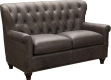 Load image into Gallery viewer, Pulaski Charlie Leather Loveseat in Heritage Brown image
