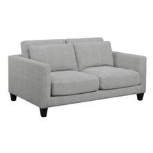 Load image into Gallery viewer, Pulaski D192 Double Cushion Loveseat in Light Gray image

