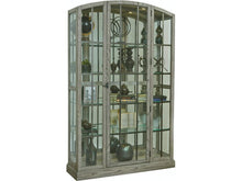 Load image into Gallery viewer, Pulaski Door Curio in Gray Weathered image
