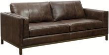Load image into Gallery viewer, Pulaski Drake Leather Sofa in Brown
